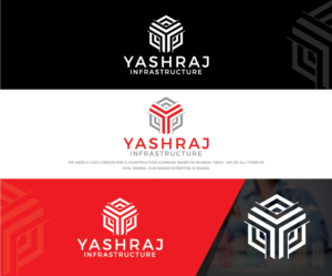 Logo Design by KeyReative_Krowd for Yashraj infrastructure | Design: #12349272