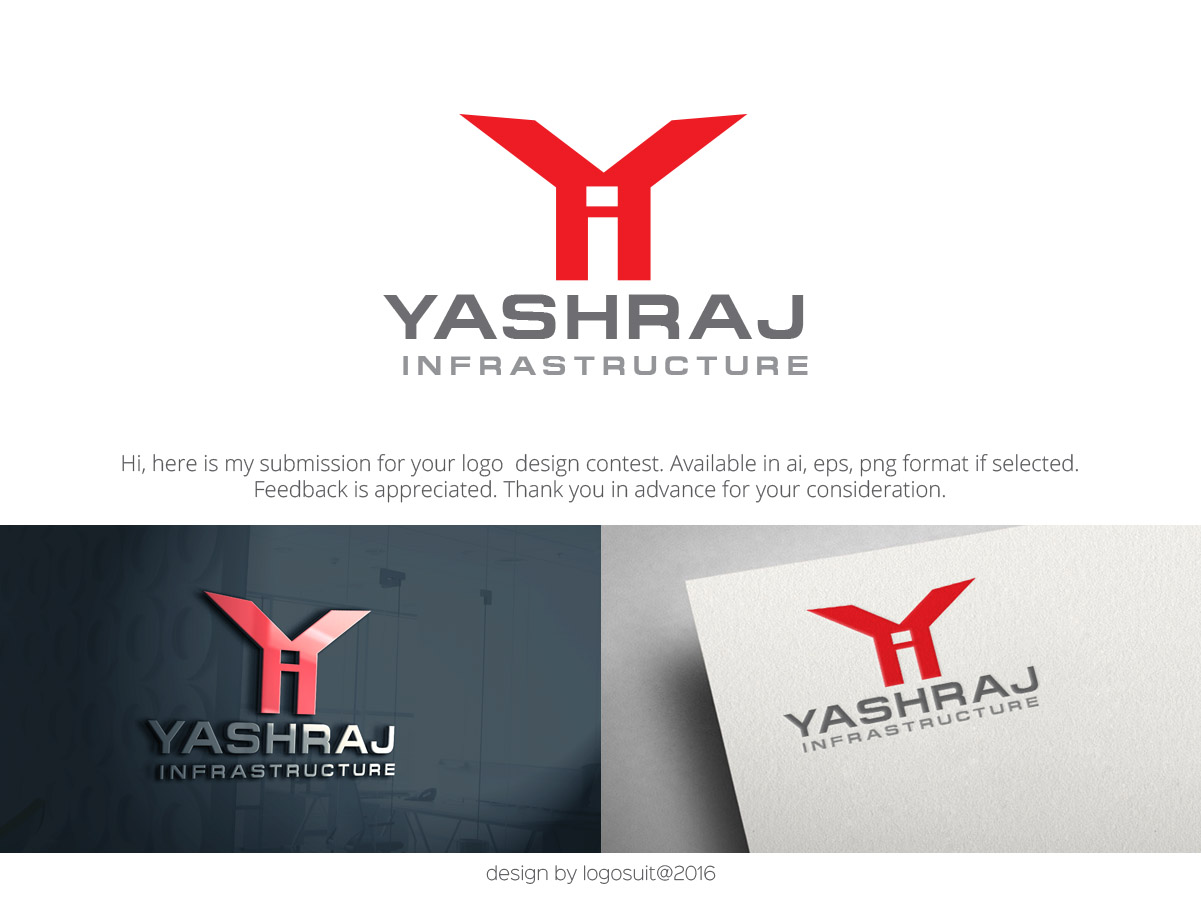 Logo Design by snowymasterdesigns for Yashraj infrastructure | Design #12447352