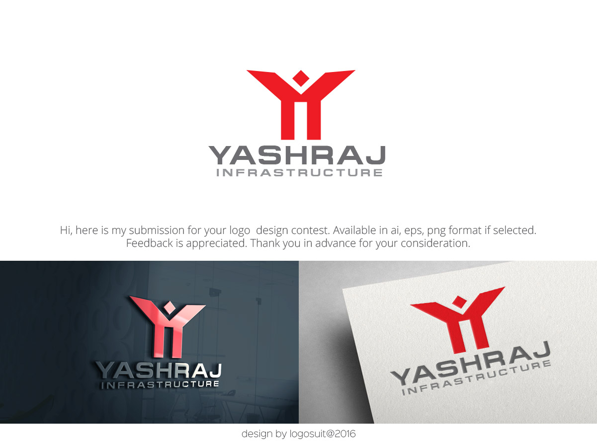 Logo Design by snowymasterdesigns for Yashraj infrastructure | Design #12447385