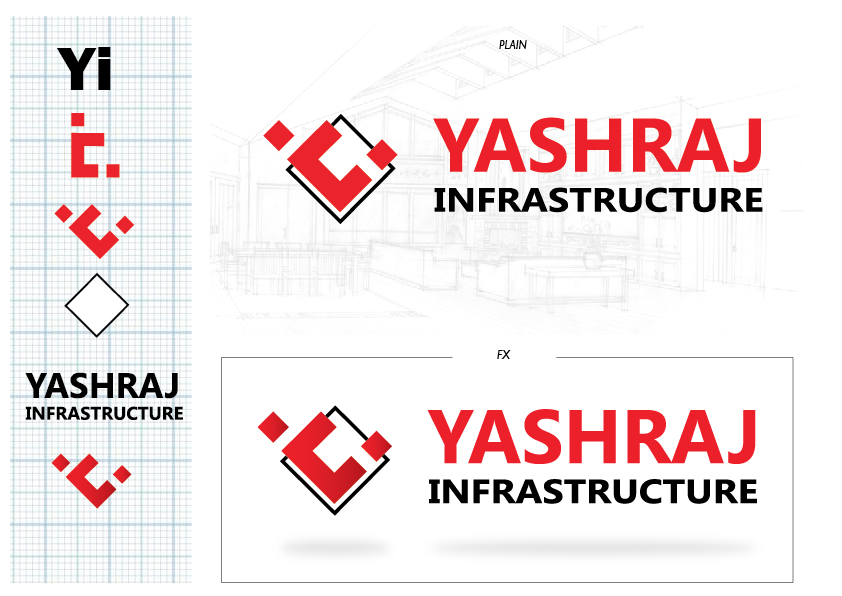 Logo Design by atallpa for Yashraj infrastructure | Design #12415402