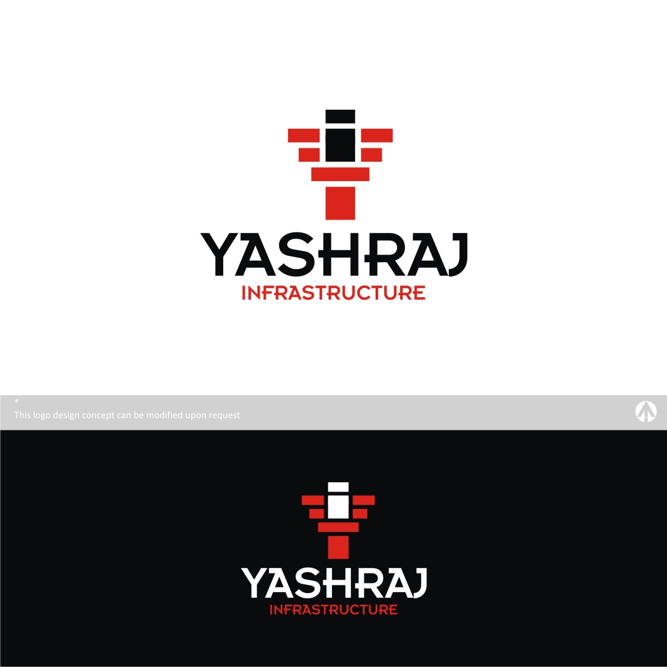 Logo Design by MBARO for Yashraj infrastructure | Design #12428084
