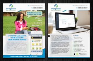 Brochure Design: Text Messaging Service | Design de Flyer par ecorokerz