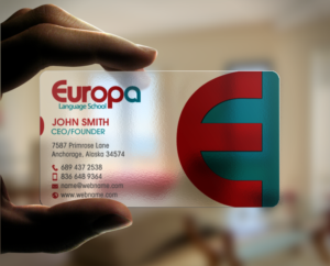 English and Spanish Language School Needs a Business Card | Design de Carte de Visite par chandrayaan.creative