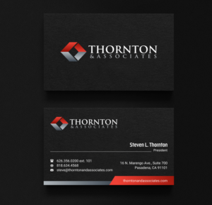 Business Card Design by INDIAN_Ashok for Thornton & Associates, LLC | Design: #12380605