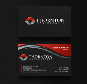 Business Card Design by INDIAN_Ashok for Thornton & Associates, LLC | Design: #12380610