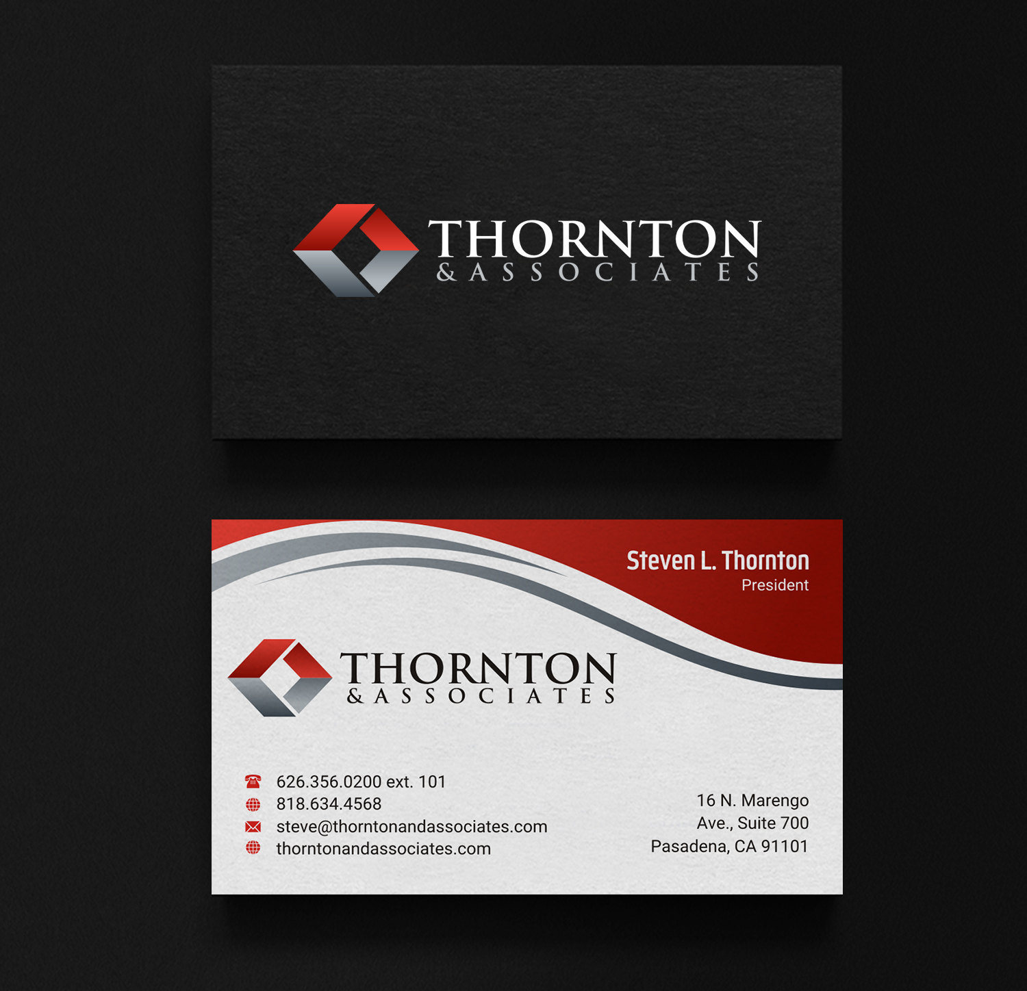 Design de Carte de Visite par INDIAN_Ashok pour Thornton & Associates, LLC | Design #12380611