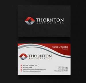Business Card Design by INDIAN_Ashok for Thornton & Associates, LLC | Design: #12380611