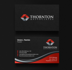 Business Card Design by INDIAN_Ashok for Thornton & Associates, LLC | Design: #12380612