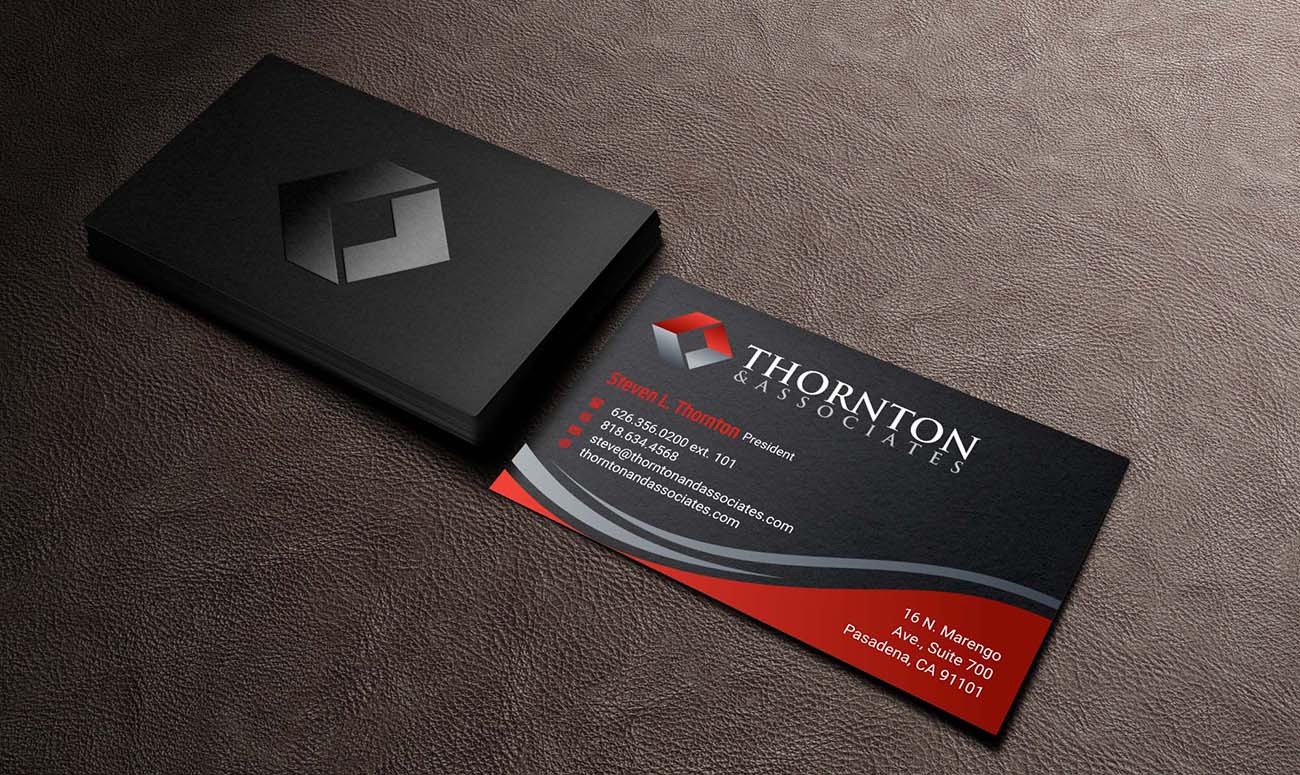 Visitenkarten-Design von INDIAN_Ashok für Thornton & Associates, LLC | Design #12380613