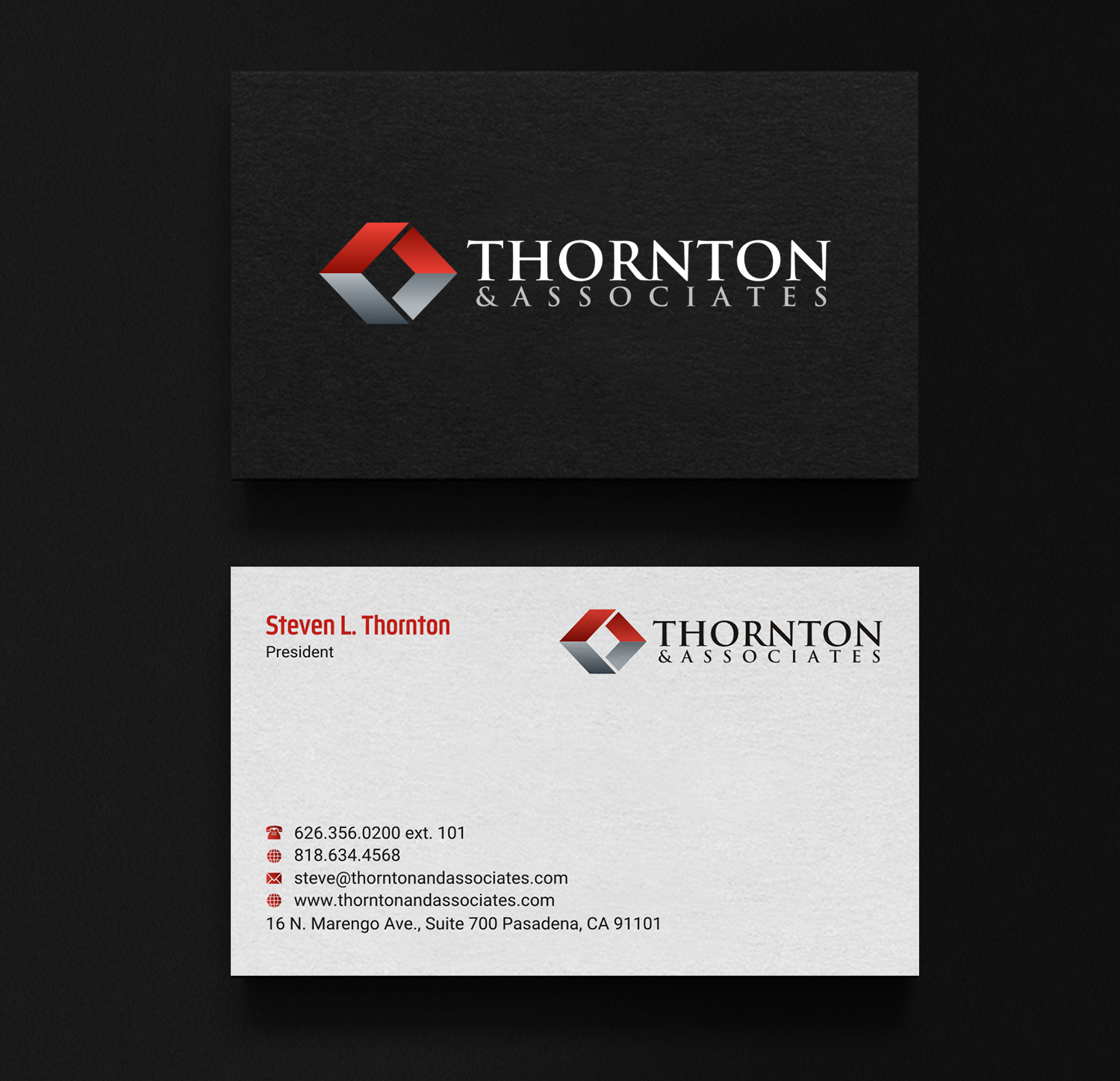 Design de Carte de Visite par INDIAN_Ashok pour Thornton & Associates, LLC | Design #12380616