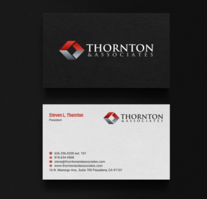 Business Card Design by INDIAN_Ashok for Thornton & Associates, LLC | Design: #12380616