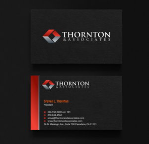 Business Card Design by INDIAN_Ashok for Thornton & Associates, LLC | Design: #12380620