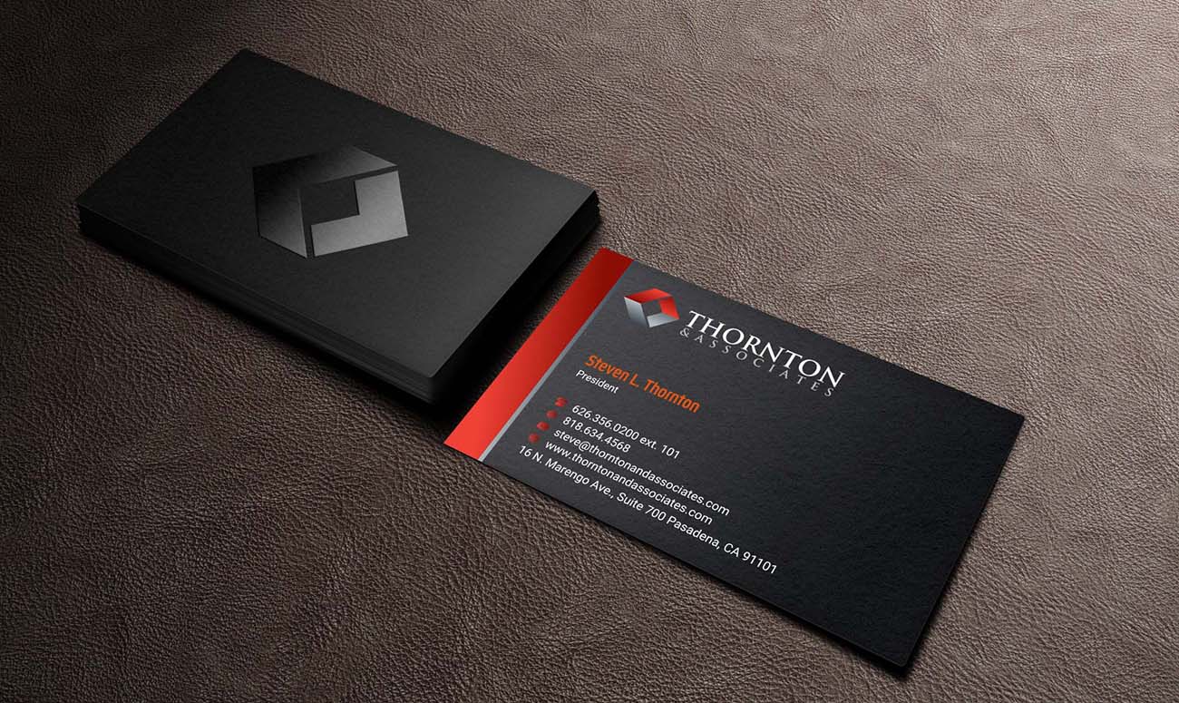 Business Card Design by INDIAN_Ashok for Thornton & Associates, LLC | Design #12380627