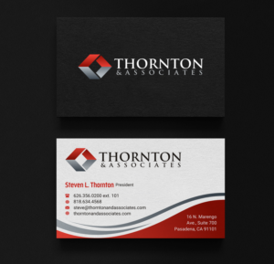 Business Card Design by INDIAN_Ashok for Thornton & Associates, LLC | Design: #12380628