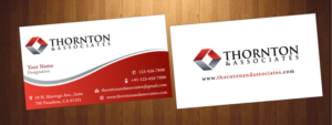 Business Card Design by HarmiDesigning for Thornton & Associates, LLC | Design: #12334963
