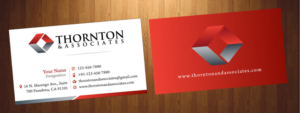 Business Card Design by HarmiDesigning for Thornton & Associates, LLC | Design: #12334964