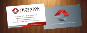 Business Card Design by HarmiDesigning for Thornton & Associates, LLC | Design: #12334974