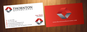 Business Card Design by HarmiDesigning for Thornton & Associates, LLC | Design: #12334975