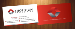 Business Card Design by HarmiDesigning for Thornton & Associates, LLC | Design: #12334977