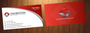 Business Card Design by HarmiDesigning for Thornton & Associates, LLC | Design: #12344428
