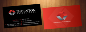 Business Card Design by HarmiDesigning for Thornton & Associates, LLC | Design: #12344507
