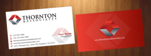 Business Card Design by HarmiDesigning for Thornton & Associates, LLC | Design: #12344526