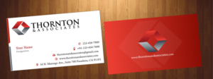 Business Card Design by HarmiDesigning for Thornton & Associates, LLC | Design: #12344527
