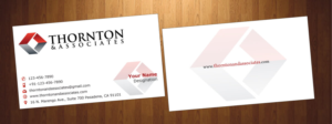 Business Card Design by HarmiDesigning for Thornton & Associates, LLC | Design: #12344528
