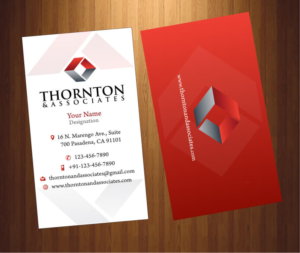 Business Card Design by HarmiDesigning for Thornton & Associates, LLC | Design: #12344533