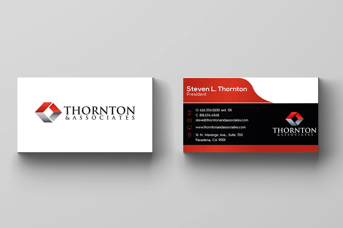 Business Card Design by isabel paoli for Thornton & Associates, LLC | Design #12330556