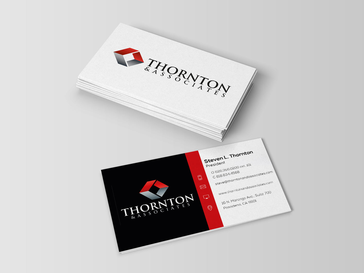 Business Card Design by isabel paoli for Thornton & Associates, LLC | Design #12330557