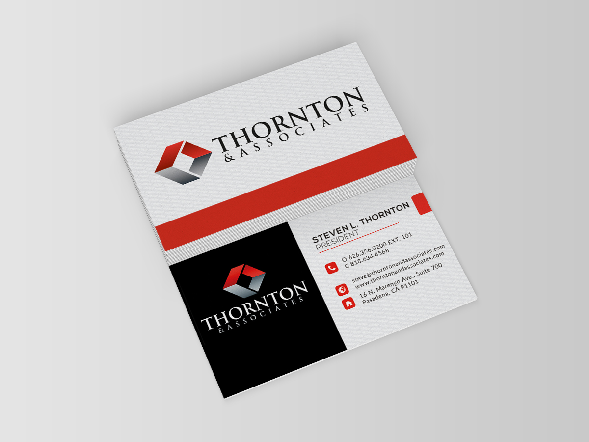 Business Card Design by isabel paoli for Thornton & Associates, LLC | Design #12330558