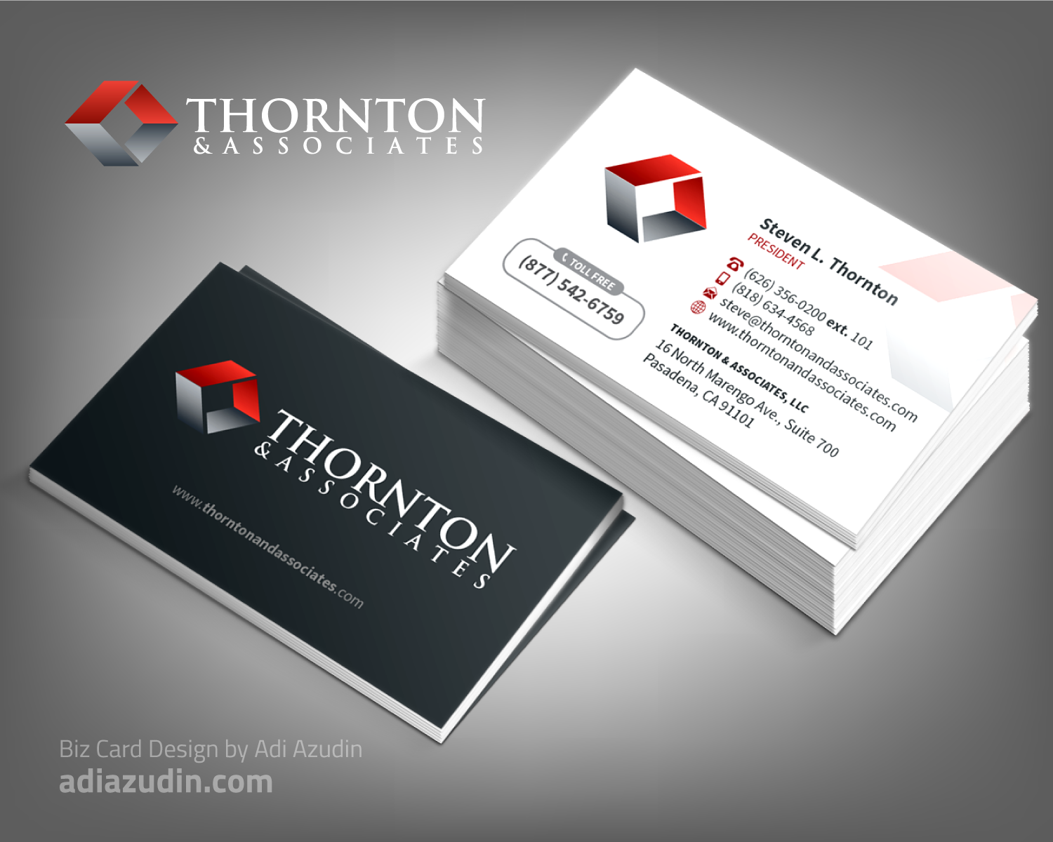 Business Card Design by adiazudin for Thornton & Associates, LLC | Design #12330529