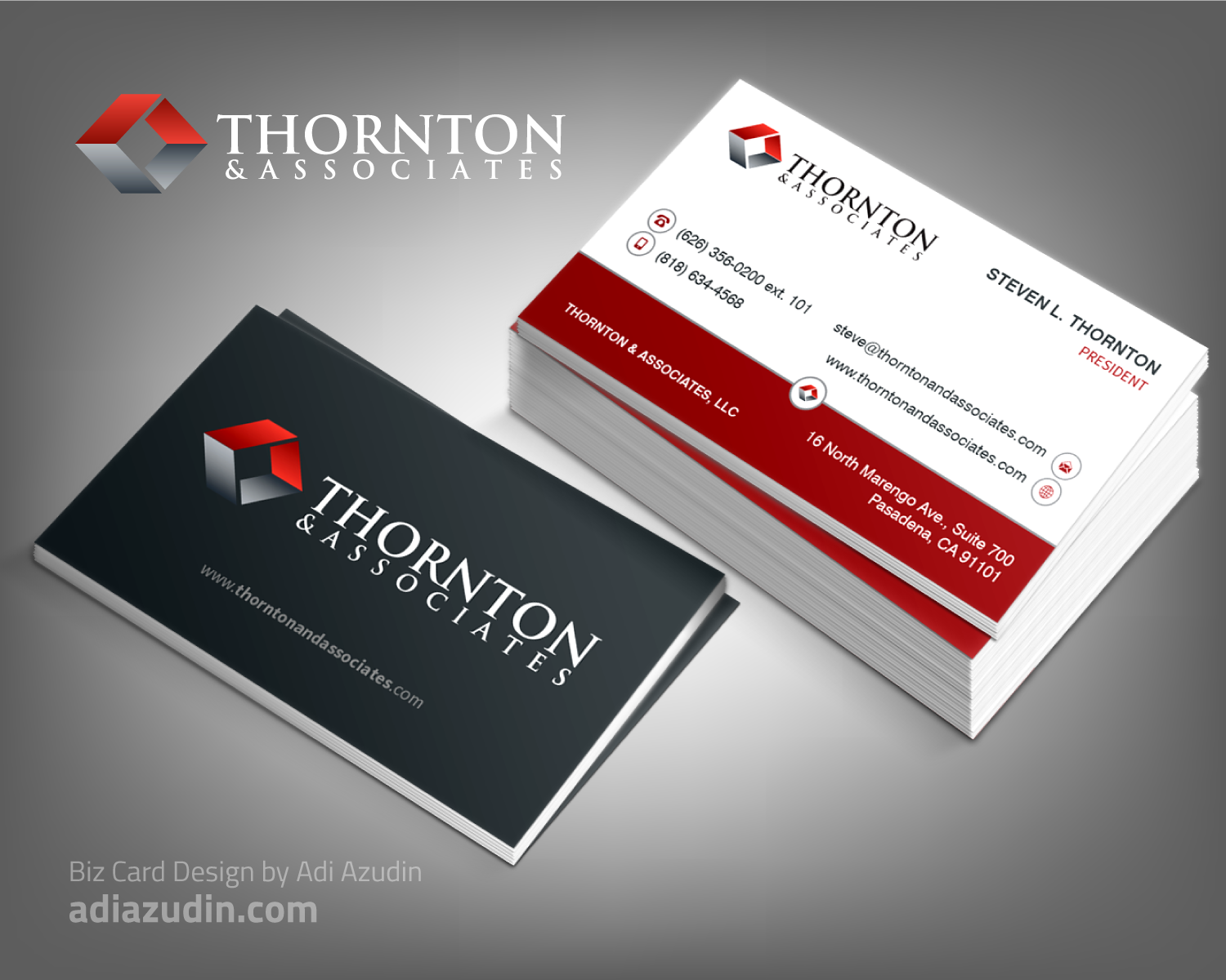 Business Card Design by adiazudin for Thornton & Associates, LLC | Design #12330872