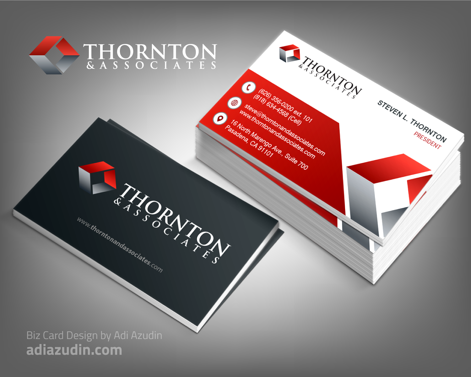 Business Card Design by adiazudin for Thornton & Associates, LLC | Design #12331071