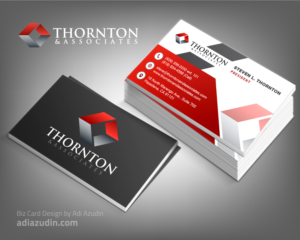 Business Card Design by adiazudin for Thornton & Associates, LLC | Design: #12331501