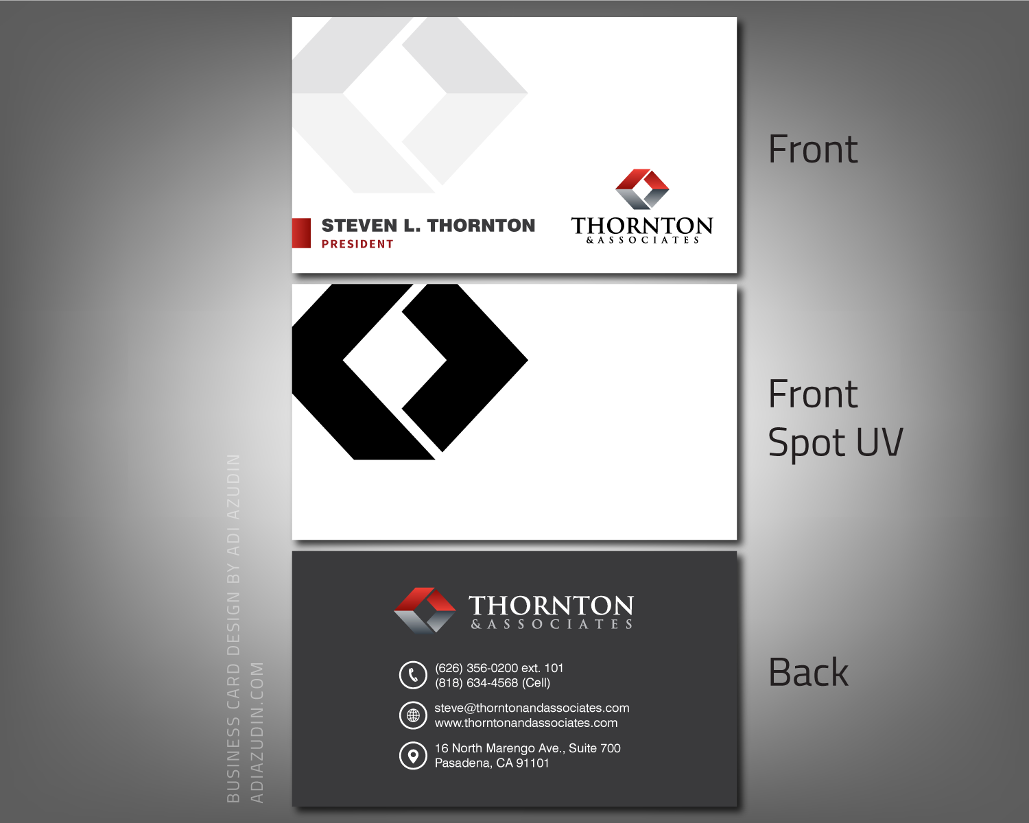 Business Card Design by adiazudin for Thornton & Associates, LLC | Design #12331866