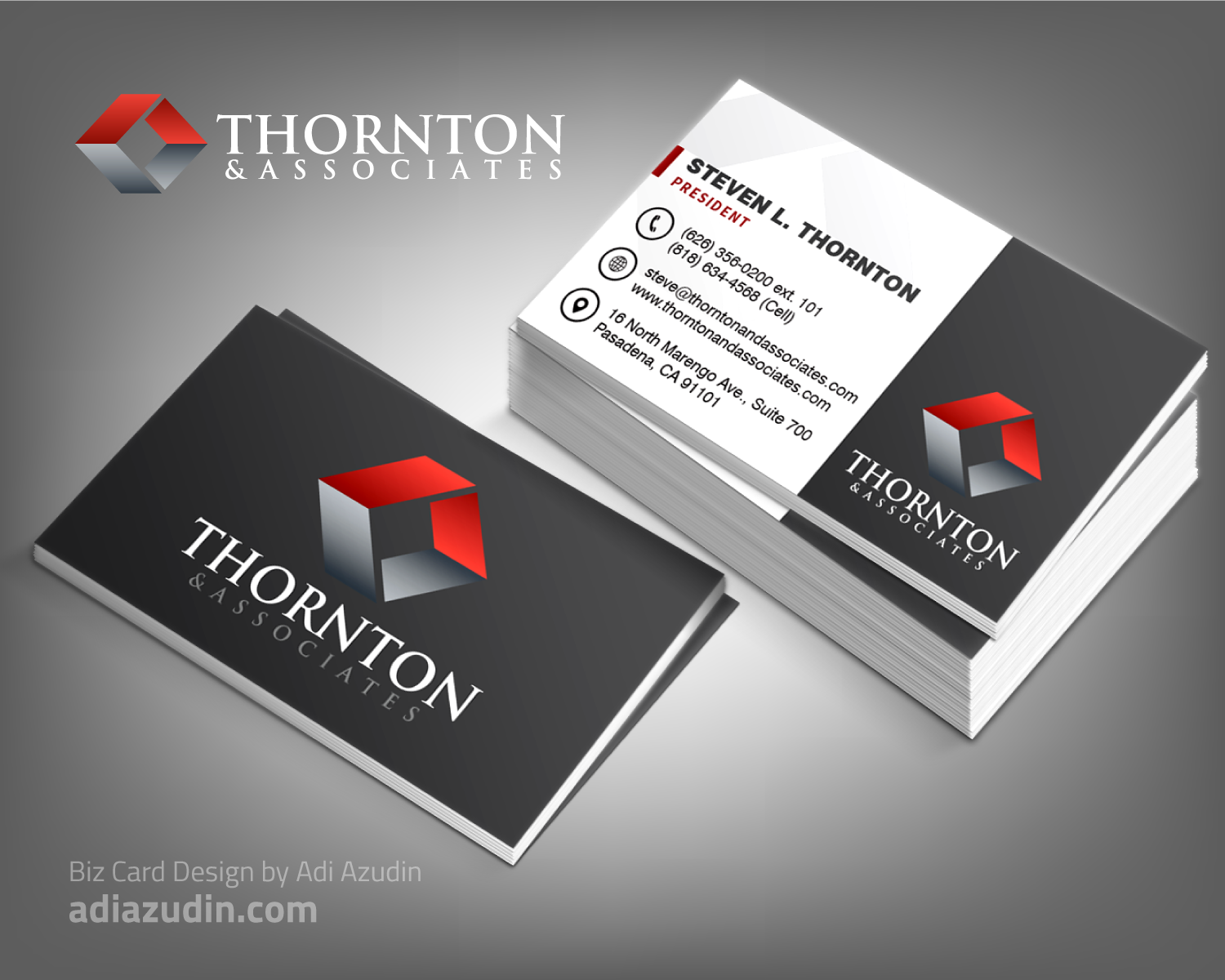 Business Card Design by adiazudin for Thornton & Associates, LLC | Design #12332080