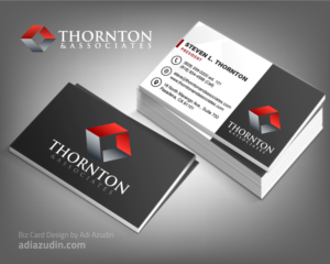 Business Card Design by adiazudin for Thornton & Associates, LLC | Design: #12332080