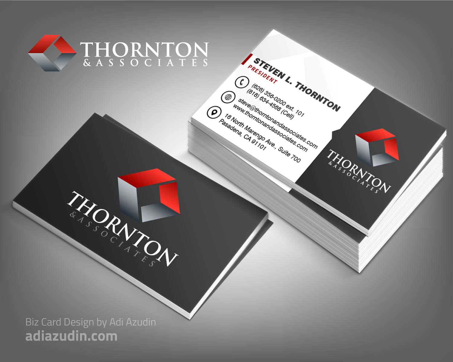 Business Card Design by adiazudin for Thornton & Associates, LLC | Design #12332145