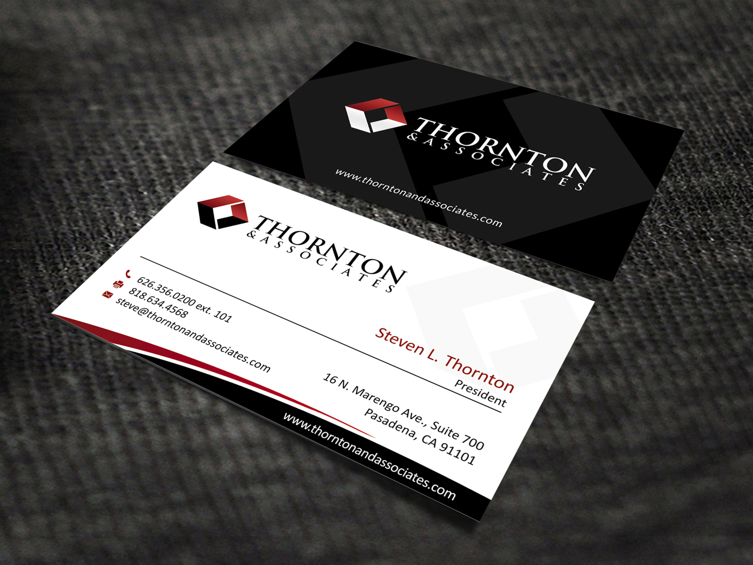 Business Card Design by SKYdesign for Thornton & Associates, LLC | Design #12343233