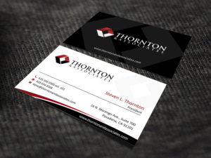 Business Card Design by SKYdesign for Thornton & Associates, LLC | Design: #12343233