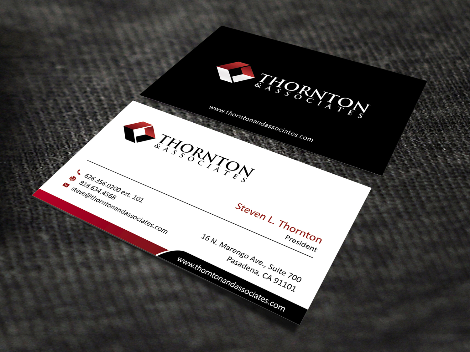 Business Card Design by SKYdesign for Thornton & Associates, LLC | Design #12343235