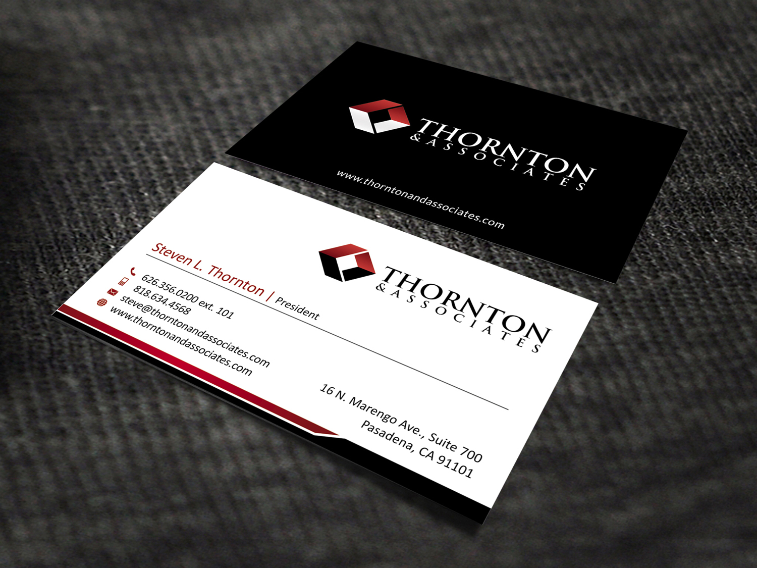 Business Card Design by SKYdesign for Thornton & Associates, LLC | Design #12343618