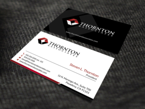 Business Card Design by SKYdesign for Thornton & Associates, LLC | Design: #12343620