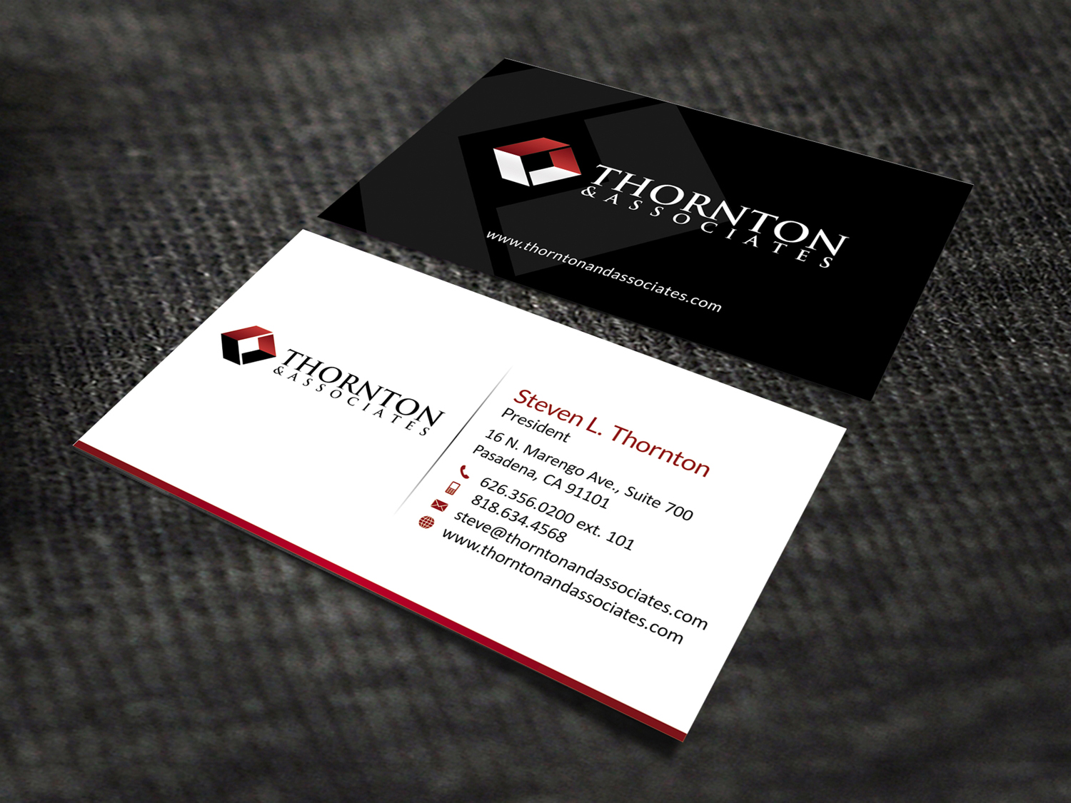 Business Card Design by SKYdesign for Thornton & Associates, LLC | Design #12343621