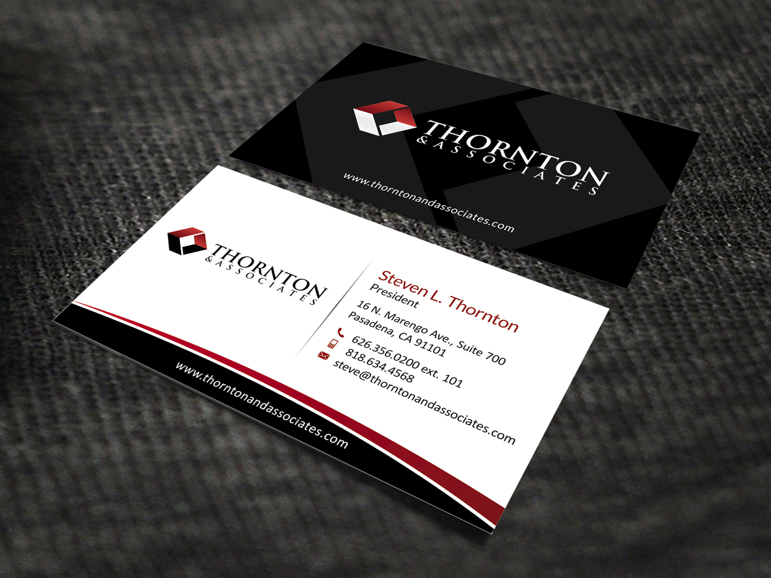 Business Card Design by SKYdesign for Thornton & Associates, LLC | Design #12343622