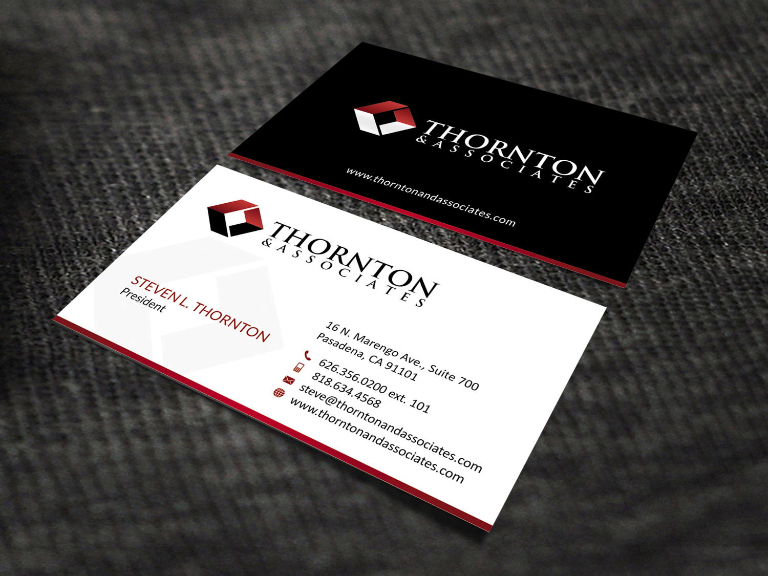 Business Card Design by SKYdesign for Thornton & Associates, LLC | Design #12343628
