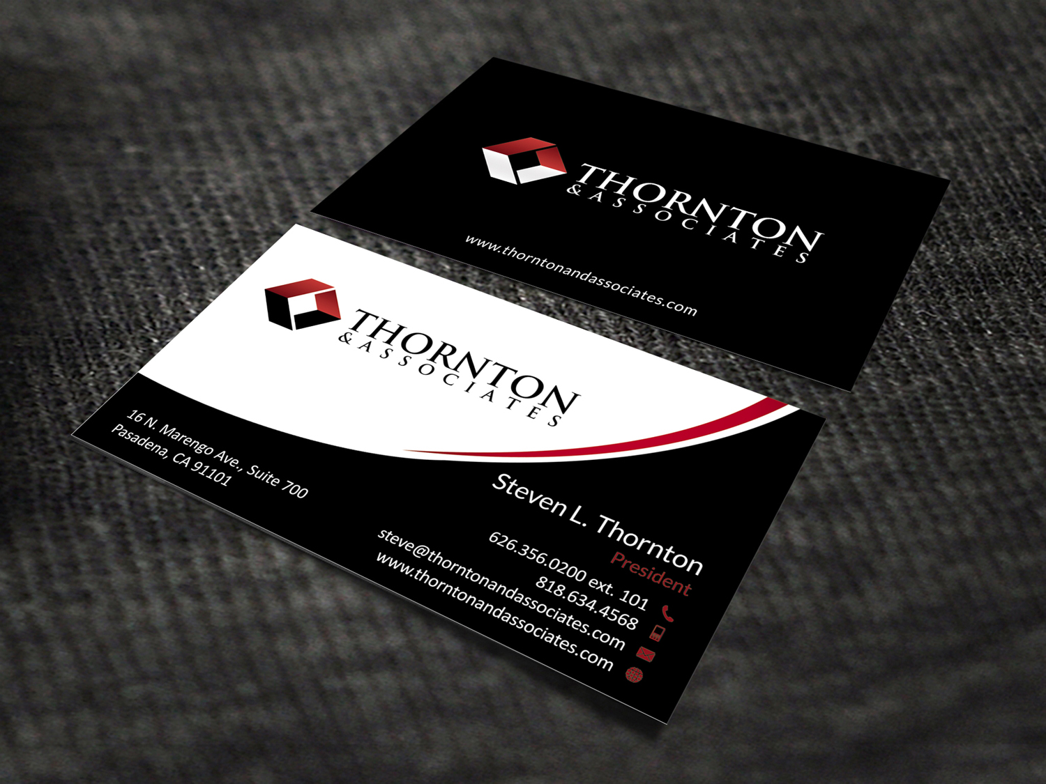Business Card Design by SKYdesign for Thornton & Associates, LLC | Design #12343646