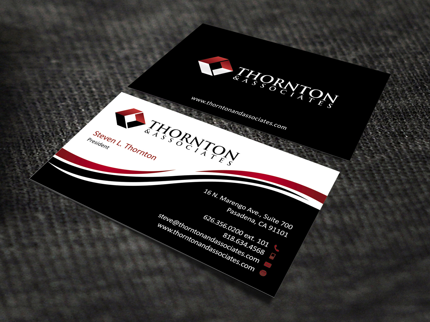 Business Card Design by SKYdesign for Thornton & Associates, LLC | Design #12343647